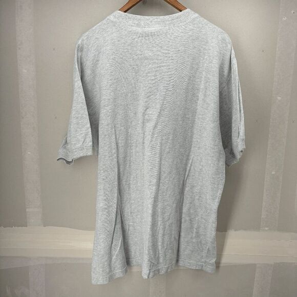 Vintage Disney Goofy Spell Out Fall Off Embroidered Henley Large Shirt in Gray - Picture 3 of 5